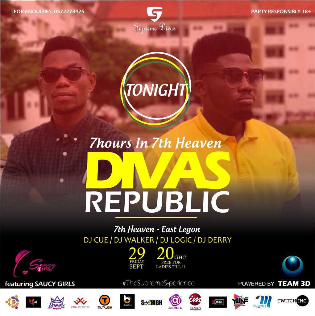 iSupremeOne's tweet photo. Tonight... #DivasRepublic https://t.co/8EJBxyEU8u