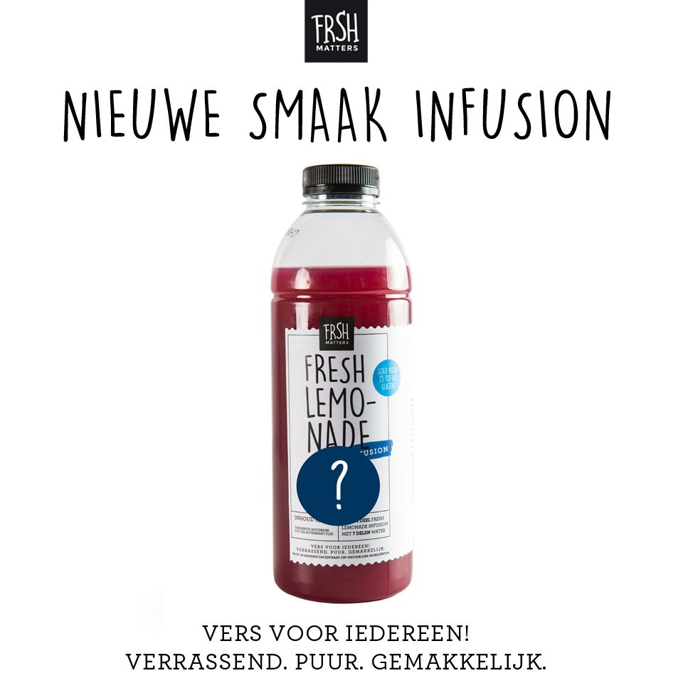 Vanaf maandag komt er een oude vertrouwde én een gloednieuwe Fresh Lemonade Infusion smaak in het #assortiment. Wat denk jij dat het wordt?