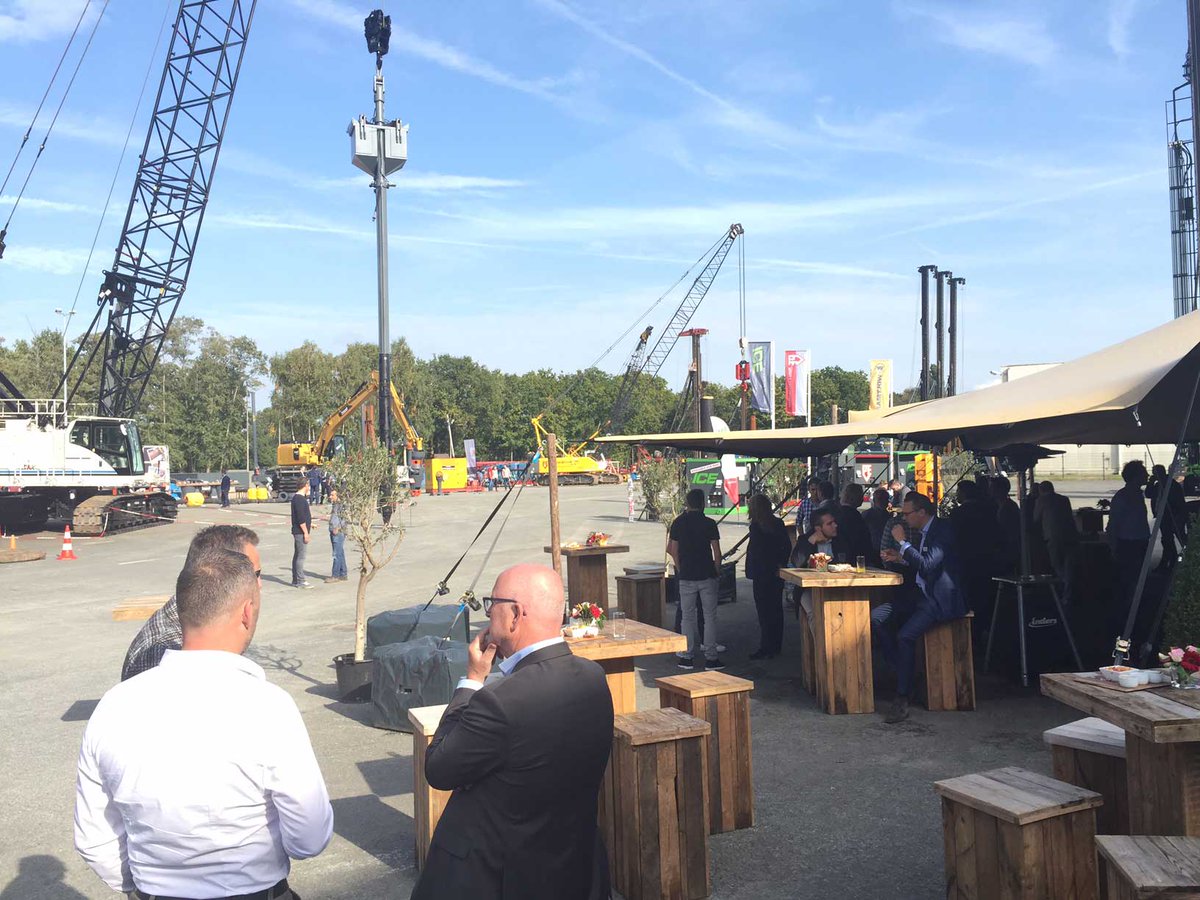 Great weather - Great Drive-Dredge-Drill event at Woltman yard in Oosterhout. Come and see our foundation equipment Saturday 30th 10-15h.