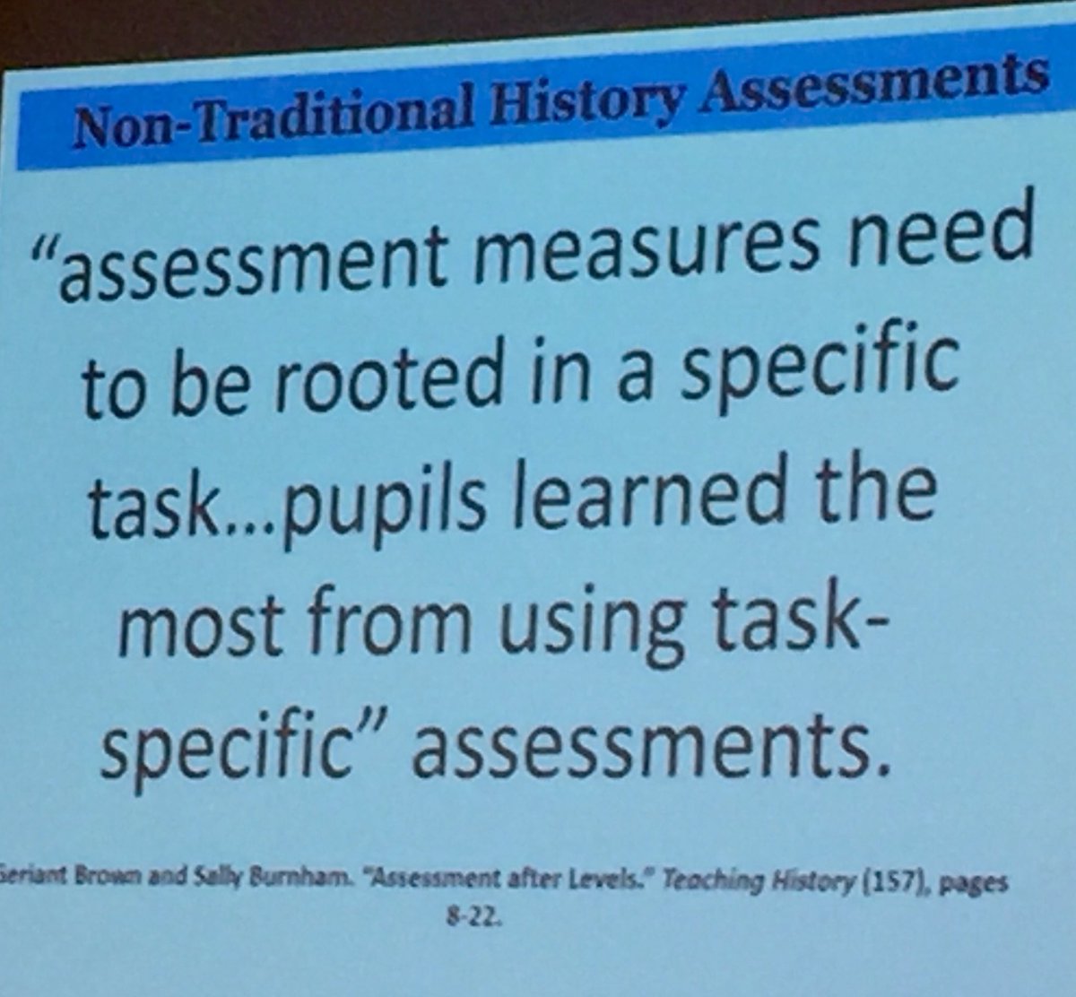 Assessments should: #gacis2017 @BruceLesh