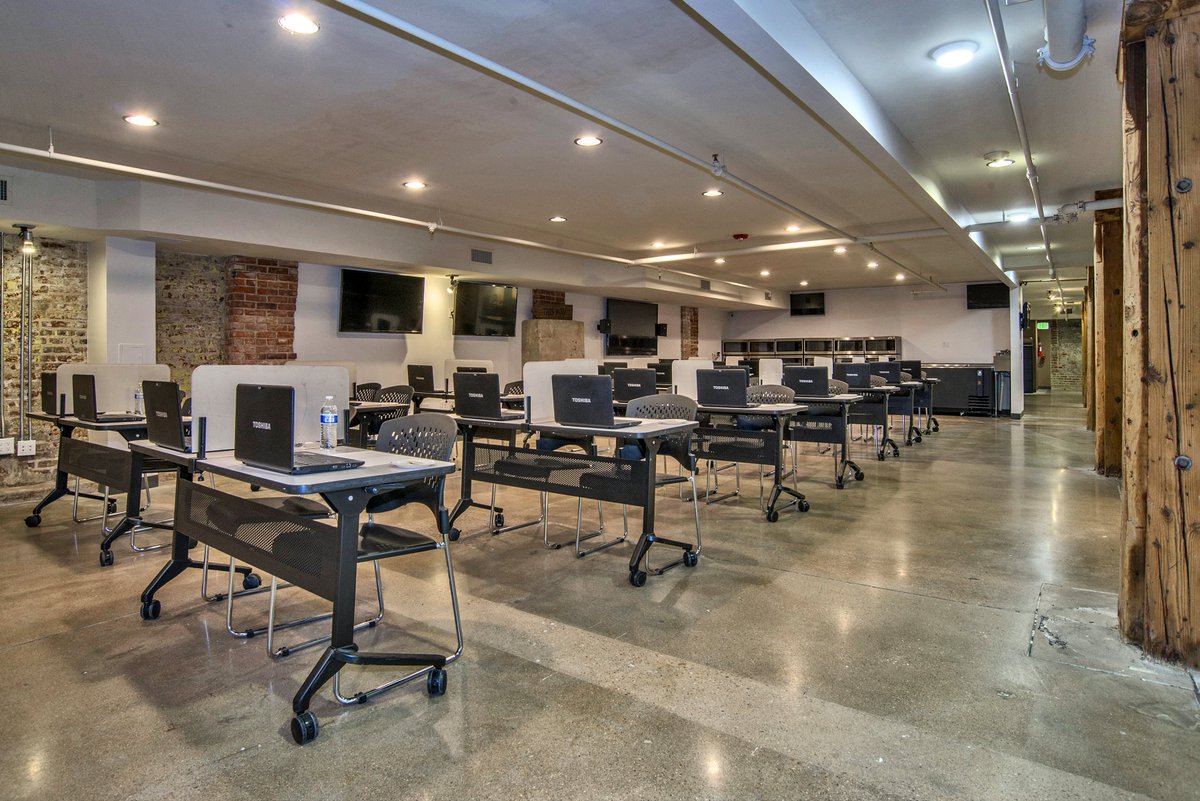 Ingather's tweet image. Look how far we've come since we started up in 2001! original taste test facility vs. current! #denstartupweek #entrepreneur #marketresearch