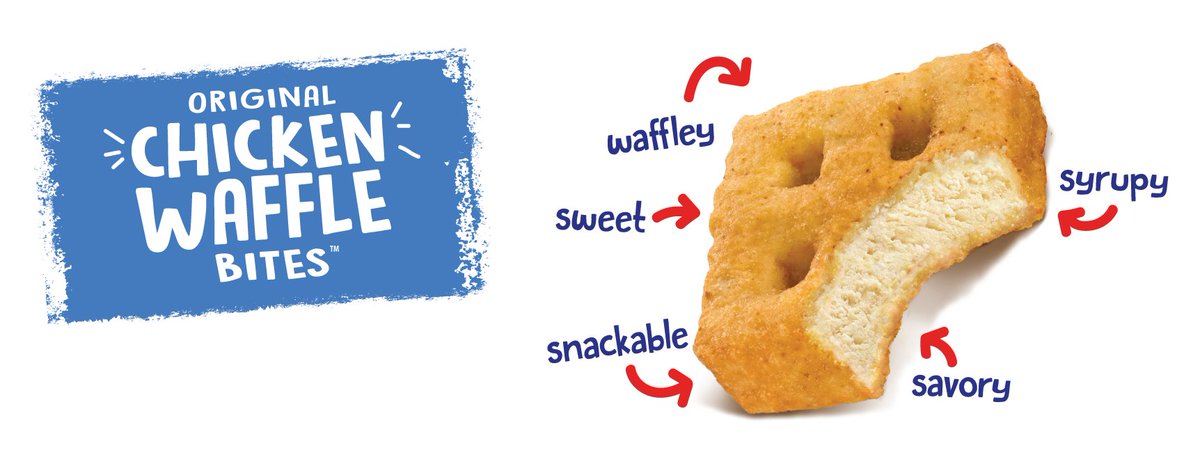 Waffley, syrupy, savory... Our Chicken Waffle Bites have all the thingys!! facebook.com/GoldenPlatterF…
