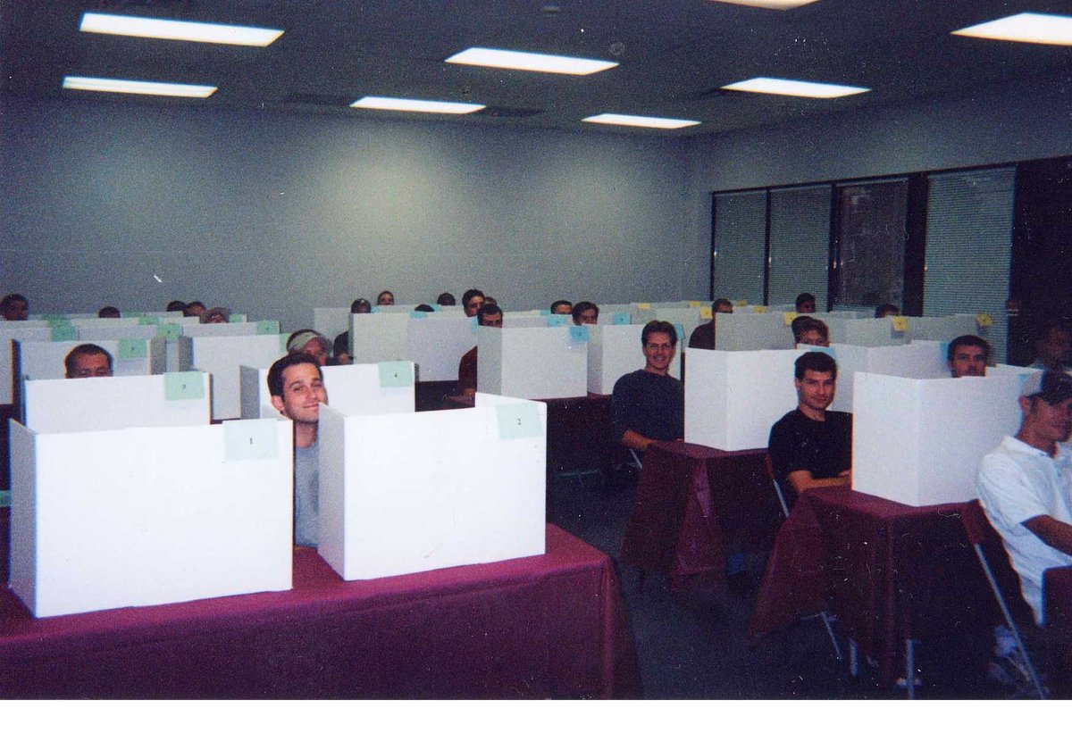 Ingather's tweet image. Look how far we've come since we started up in 2001! original taste test facility vs. current! #denstartupweek #entrepreneur #marketresearch