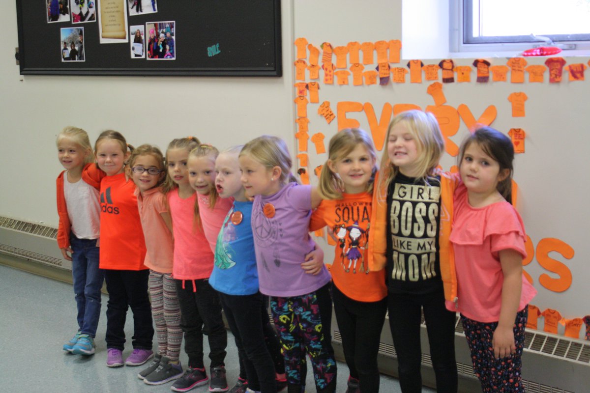 MEJHSBEARS's tweet photo. Millerton Orange shirt day. ... Every Child Matters! https://t.co/Lm52xtL9dp