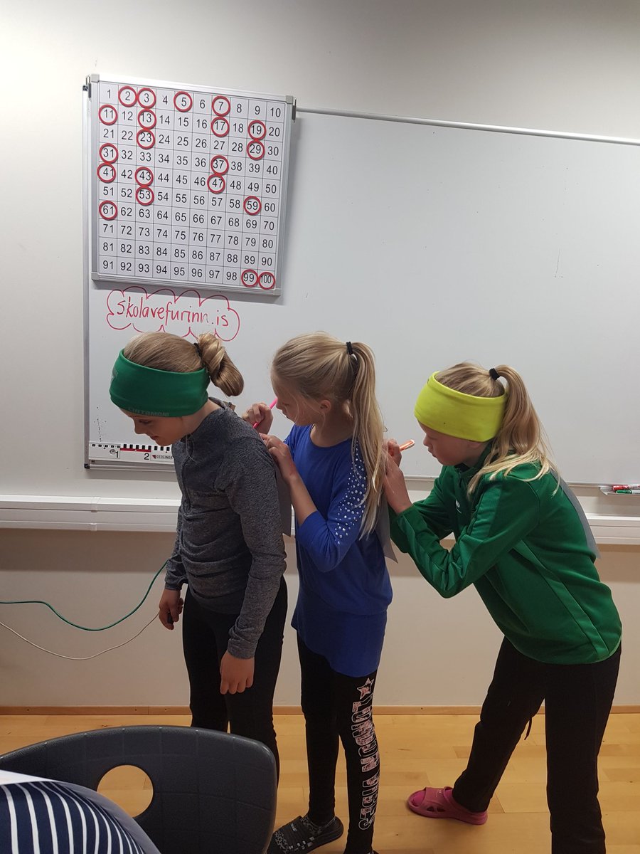 Góður tími hjá 6. og 7. bekk