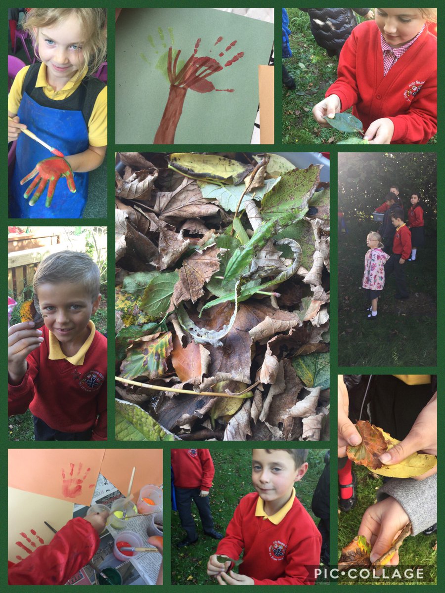 Dosbarth3's tweet photo. We collected leaves to use for our autumn/harvest craft. #inspiredbynature #experiencetime https://t.co/EBYBQsZDQ7