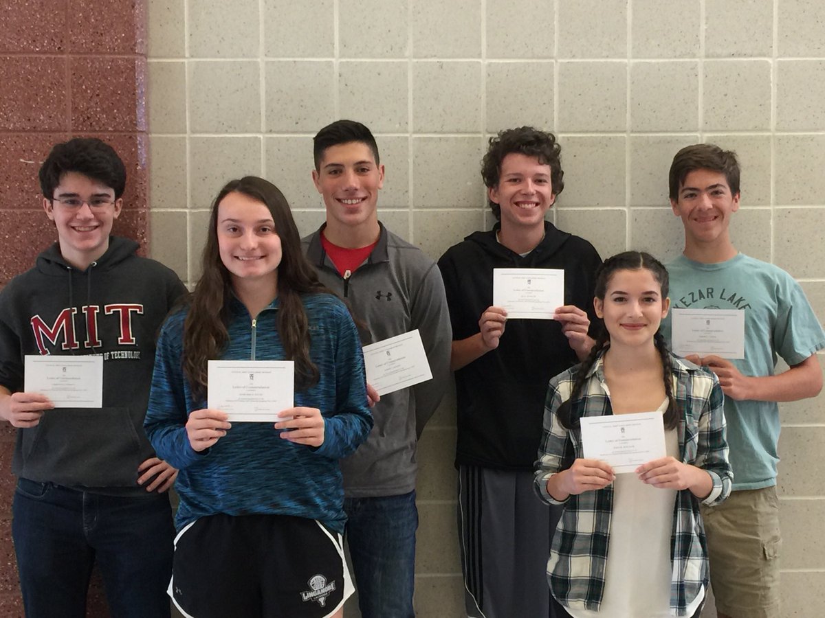 Congratulations LHS Commended Scholar recipients!