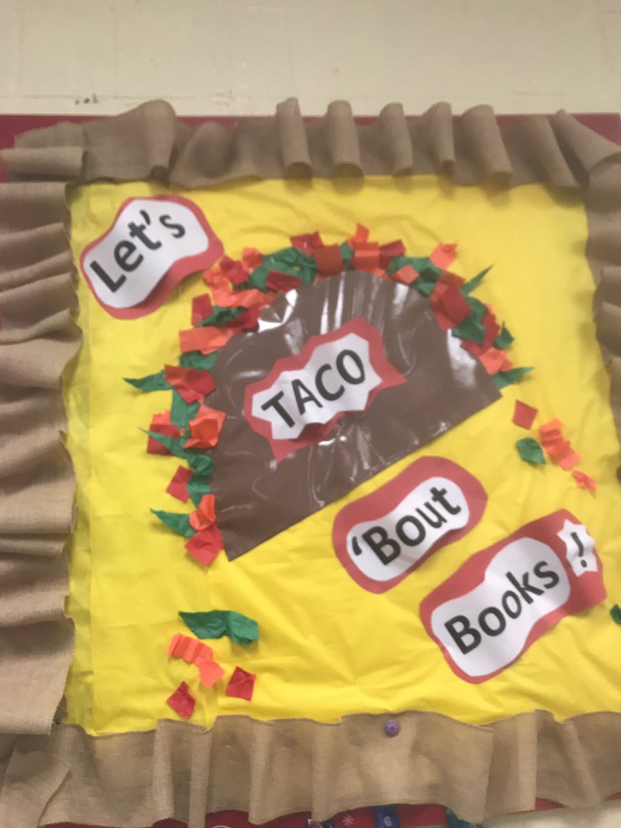 DES_Bulldogs's tweet image. Getting ready to celebrate National Taco Day... read a good book and 🌮 &apos;bout it ! 
@MNPSLibraries #mnpslibhacks