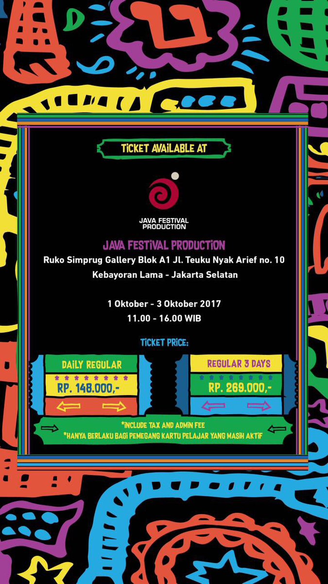 Apakah kamu seorang pelajar/mahasiswa &amp; ingin hadir ke #SynchronizeFest17 dengan harga spesial? Yuk dapatkan promo ini sekarang juga!!!