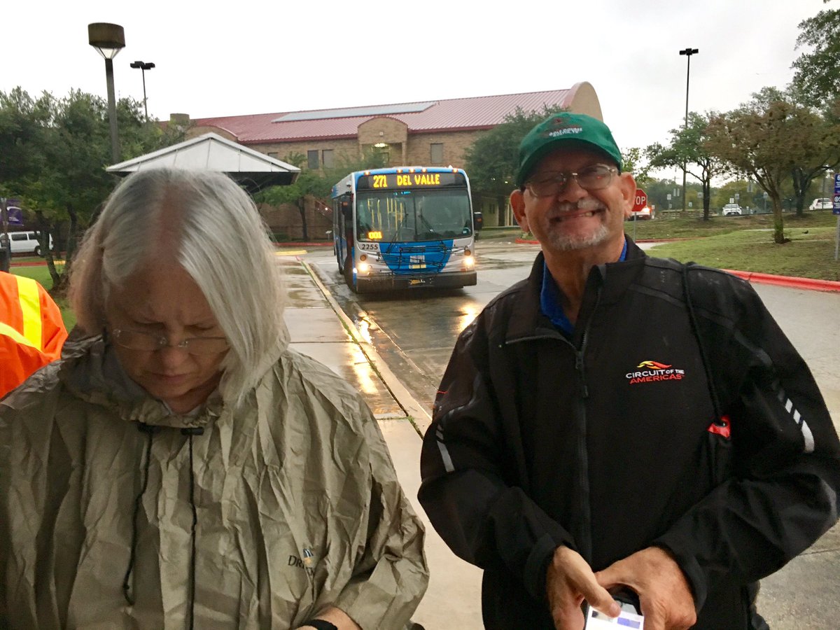 lonnystern's tweet photo. Won't let no ☔️ hold us back this morning on our way to #GeneralAssembly! 🚌🚌🚌@sustainableACC @FCTLatACC @CapMetroATX #trytransitatx https://t.co/aCUHciL6W3
