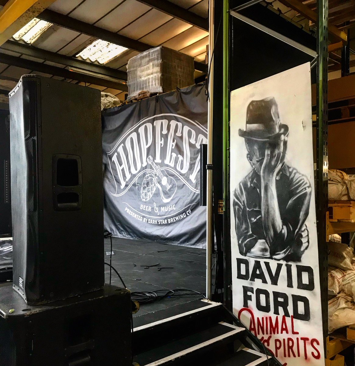 Darkstarbrewco's tweet photo. Everything’s starting to come together.... #Hopfest17 https://t.co/DVMFflpro1