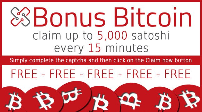 Clicca_Guadagna's tweet photo. Bonus Bitcoin. #free bitcoin faucet. Claim up to 5000 #satoshi every 15 minutes FREE! FREE! FREE! https://t.co/AAzYMPPtUx … #bitcoin #faucet https://t.co/ctU1UZShXl