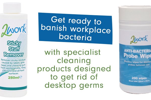 ClarkesofNottm's tweet image. Desks carry more than 11 million bacteria. Our #2Work range of janitorial supplies and hygiene products will keep your workspace clean.