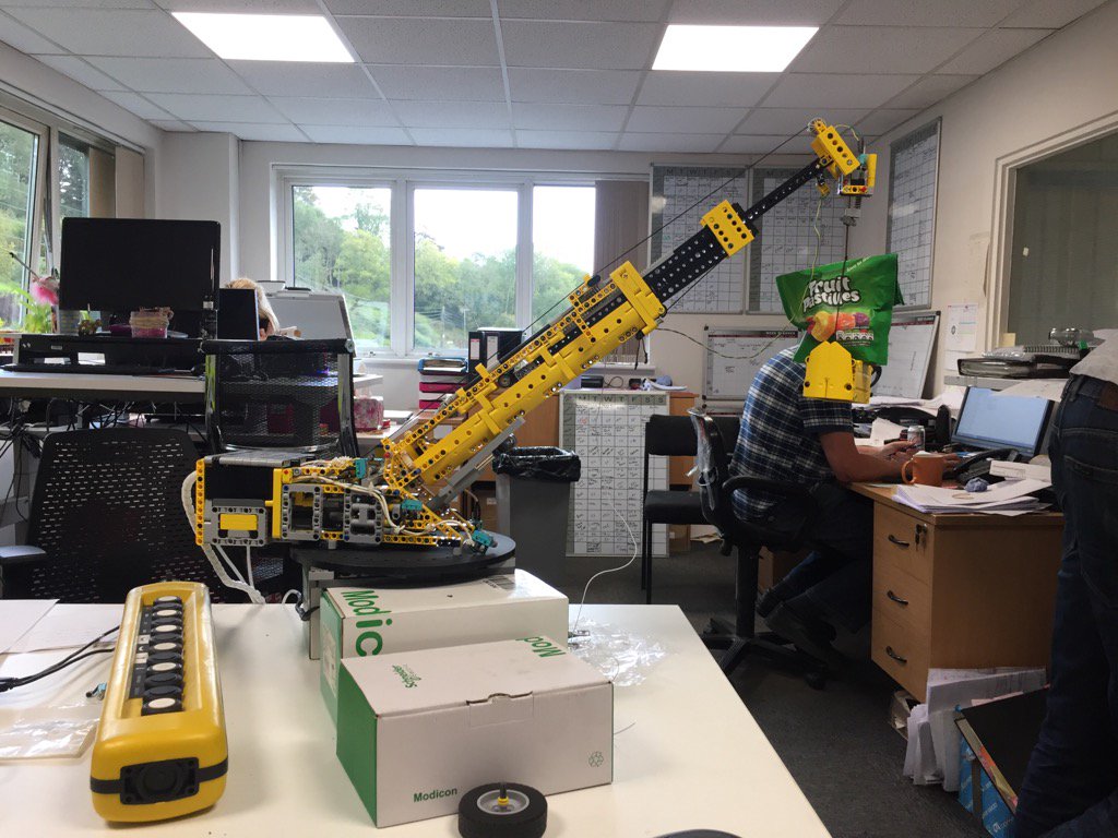 FACADEHOISTS's tweet photo. Hard day playing with Lego and eating sweets. #madeinsomerset https://t.co/mZBuKyePkG