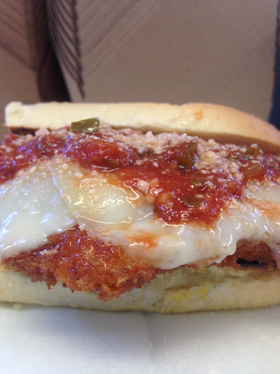 StreetMeatz's tweet photo. Open 11-3 on Maple Dr w/our tasty Chicken Parmesan sandwich! All your favorites too! 304-777-7456 for pick up. #eatlocal #Morgantown #WVU https://t.co/GDusopg7Qo