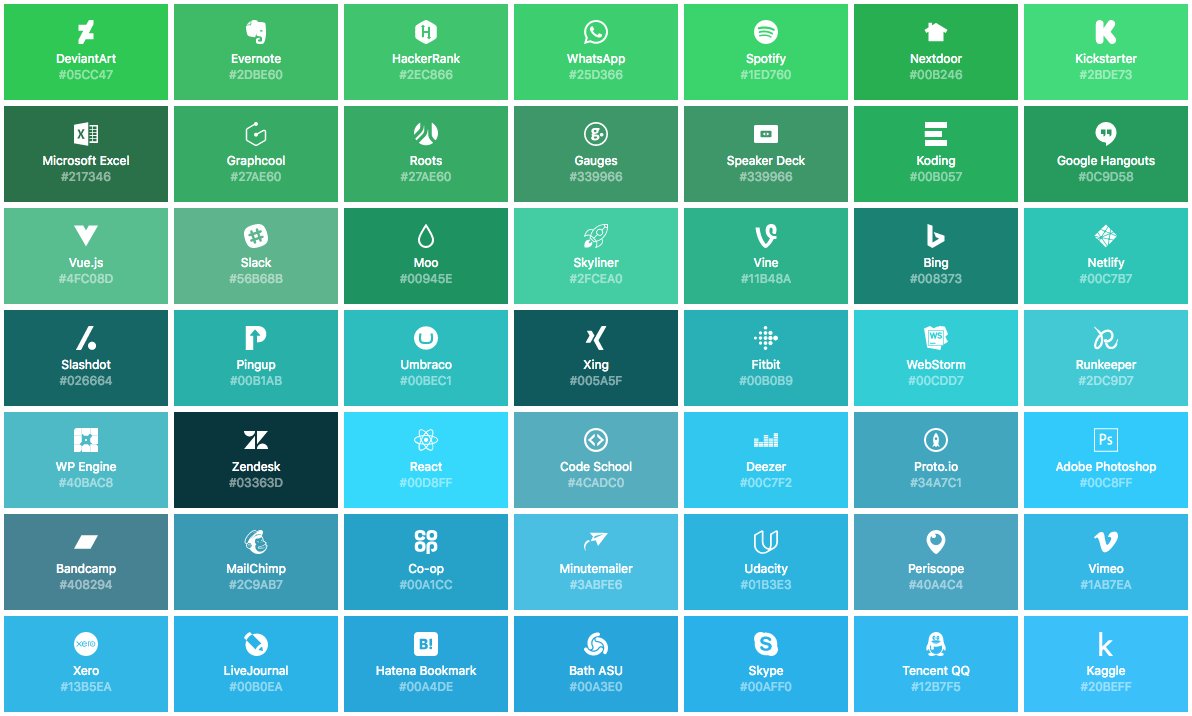 Another great resource: Free SVG icons for popular brands
simpleicons.org