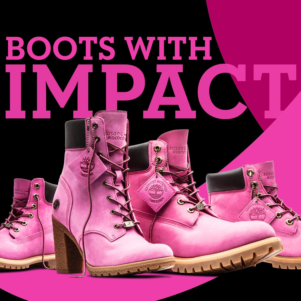 susan g komen timberland