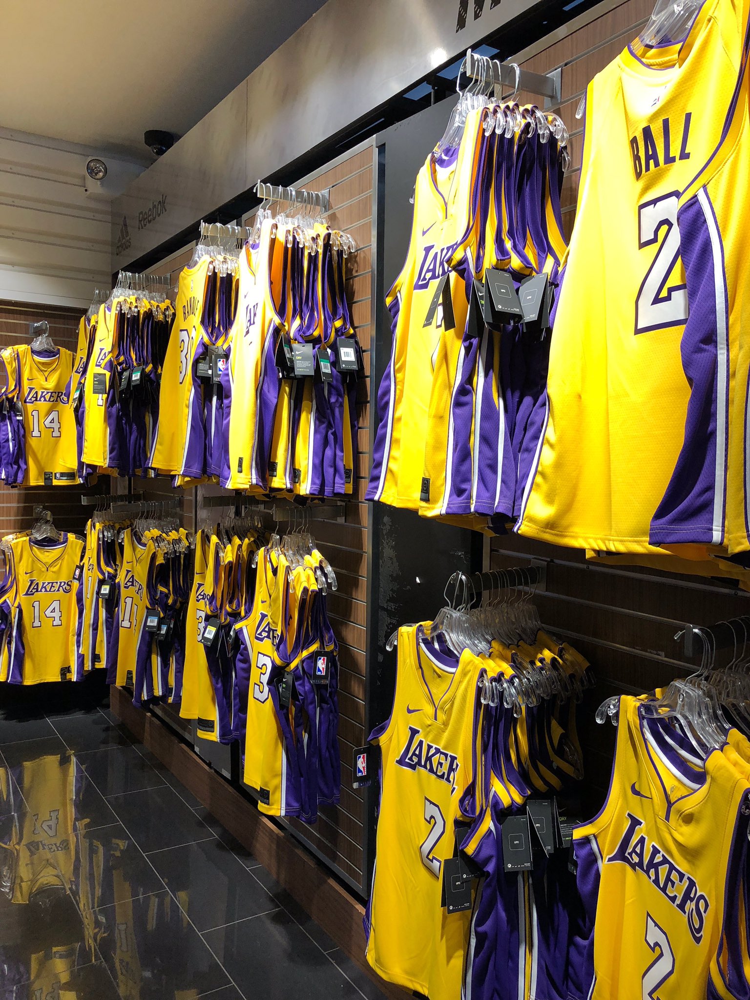 Lakers Store on X: Iconic😏😉👌🏽 Get yours at TEAM LA. Limited quantities  available! #NewSeason #NewThreads  / X