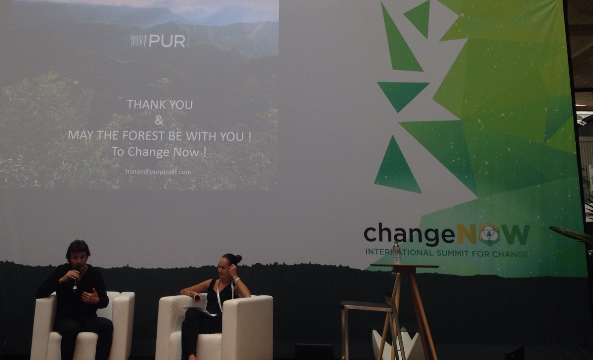 JoedeBartillat's tweet photo. "Tech for good+Serendipity+Pugnacity +Positive attitude =the perfect recipe to engage a sustainable transition!" @tlecomte @changeNOWsummit https://t.co/e8G4WqxSrZ