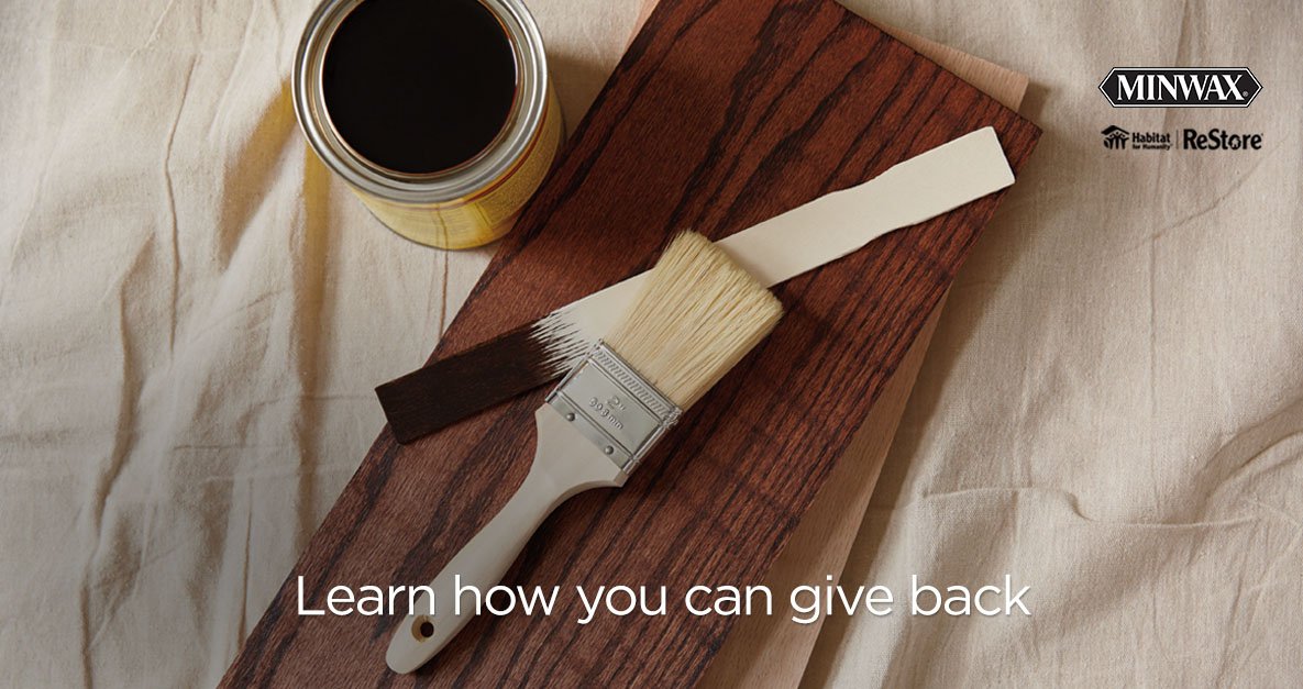 Looking to pay it forward to your local community? See how Minwax can help you give back!