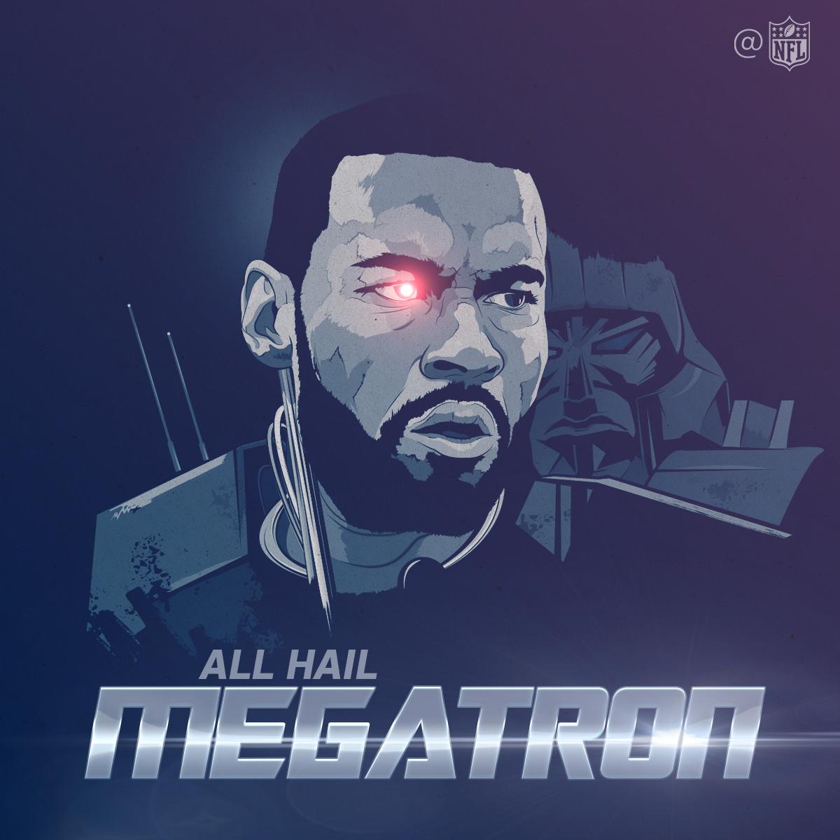 NFL's tweet photo. All. Hail. MEGATRON! 🎂🎂🎂

Join us in wishing @calvinjohnsonjr a HAPPY BIRTHDAY! #HBDMegatron https://t.co/GNj4dZJ3Dd