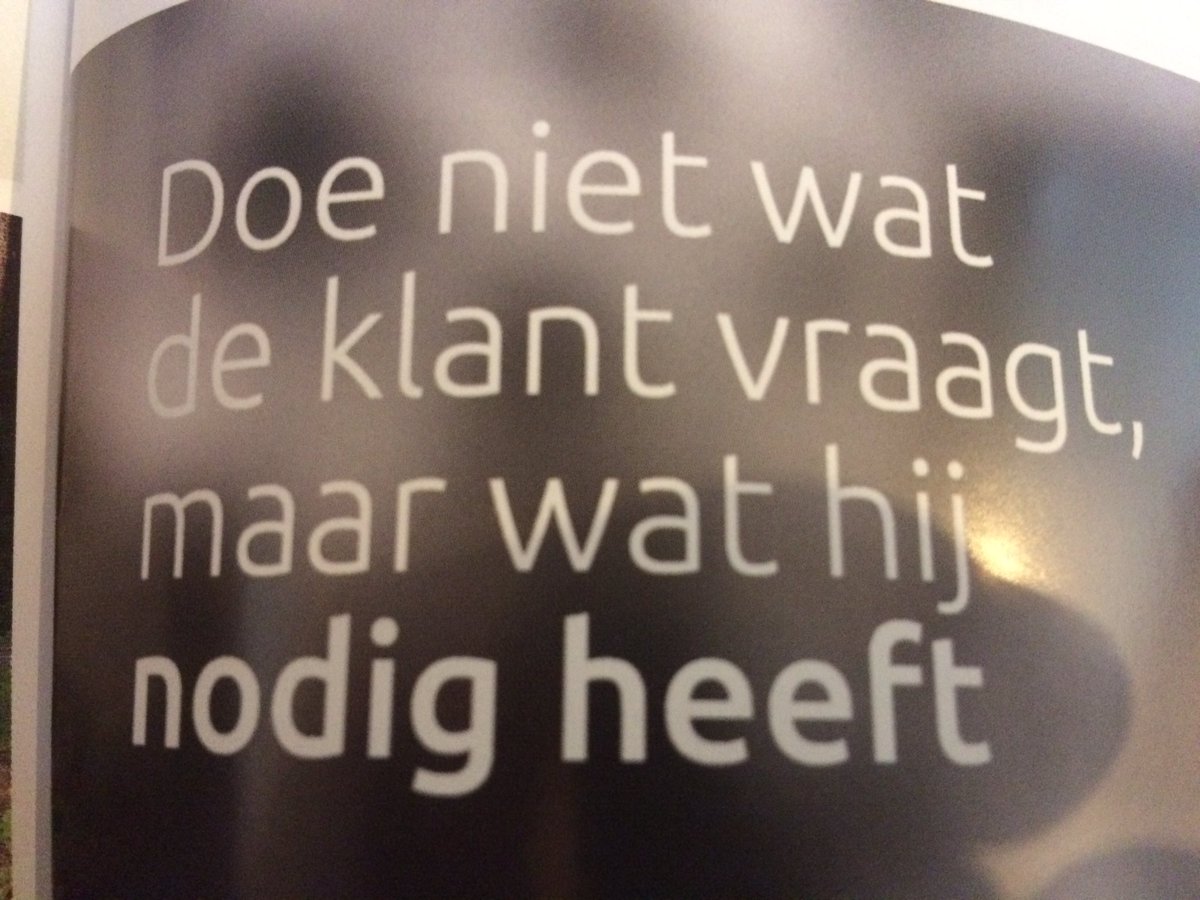 Vaak is dat beter, maar zeg het niet hardop!