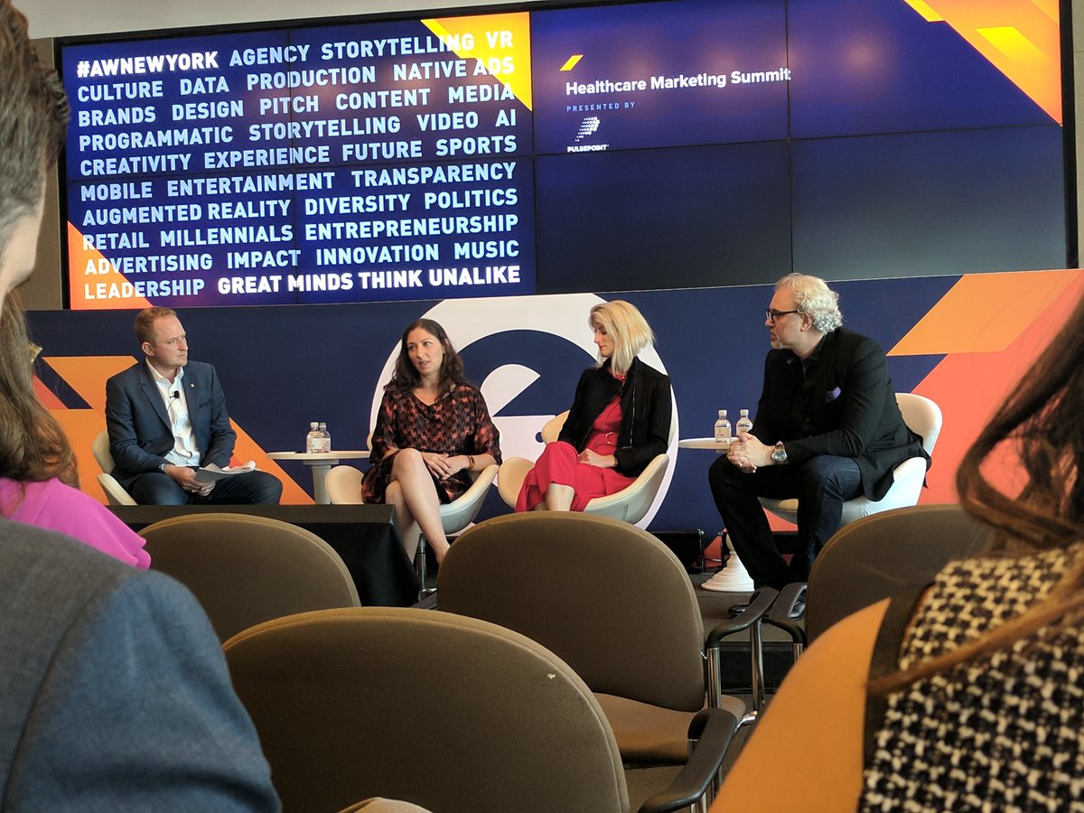 DDB_Health's tweet photo. Congrats to our Executive Creative Director Michael Schreiber for participating in an exciting panel at #AdWeek2017! https://t.co/g6kYqgJClv