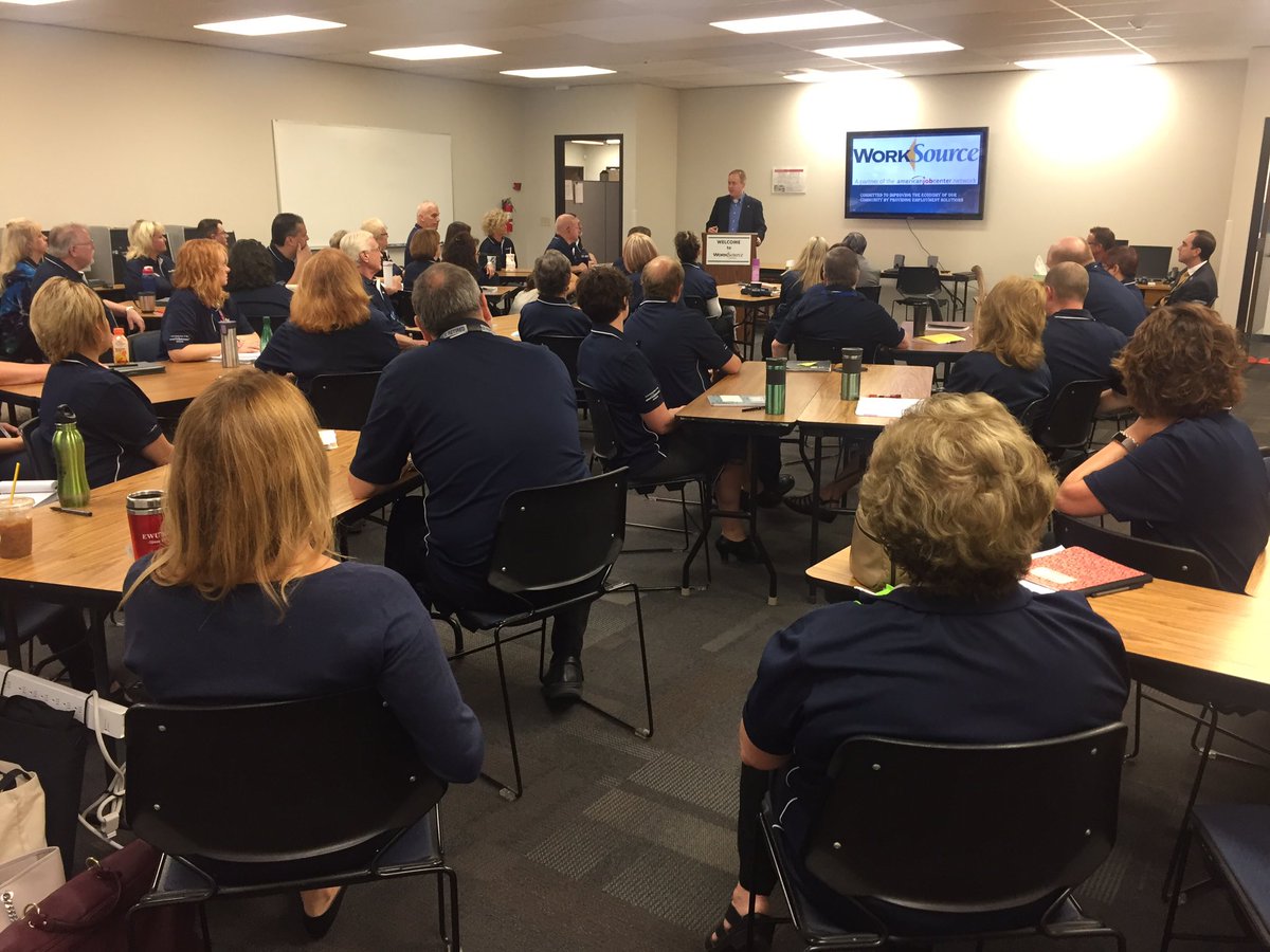 WDCSpokane's tweet photo. Thanks to Commissioner Kerns and @SpokaneCity for helping us celebrate #WorkforceDevelopment Professionals Month! https://t.co/nUF8YyL6JA
