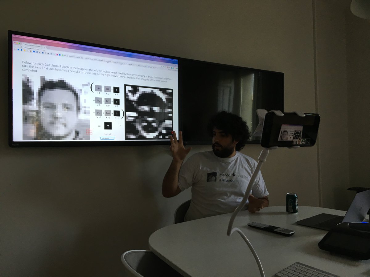 abn's tweet photo. Workshop de machine learning en la oficina por el gran @marhs_ ✌️ https://t.co/0FzZYkKWvQ