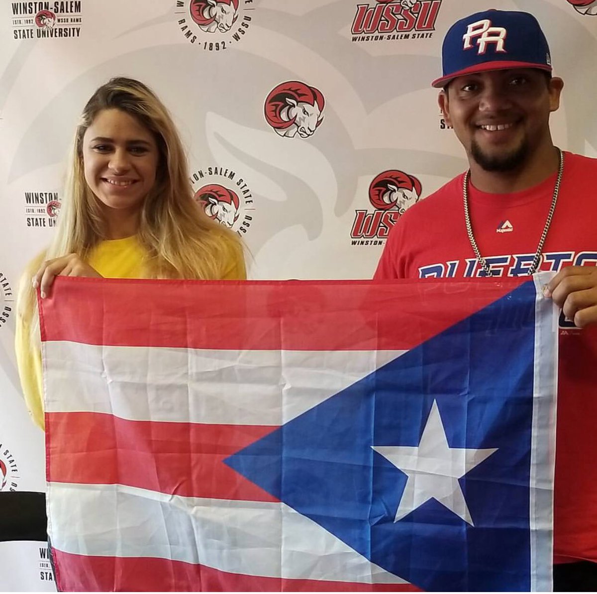 Tonia_GWalker's tweet photo. Michelle Garcia, Randal Ortiz &amp; Miguel Quinn are thankful for all of the support from their Ram Fam to support their families. #PrayingForPR https://t.co/wJexddAgF5