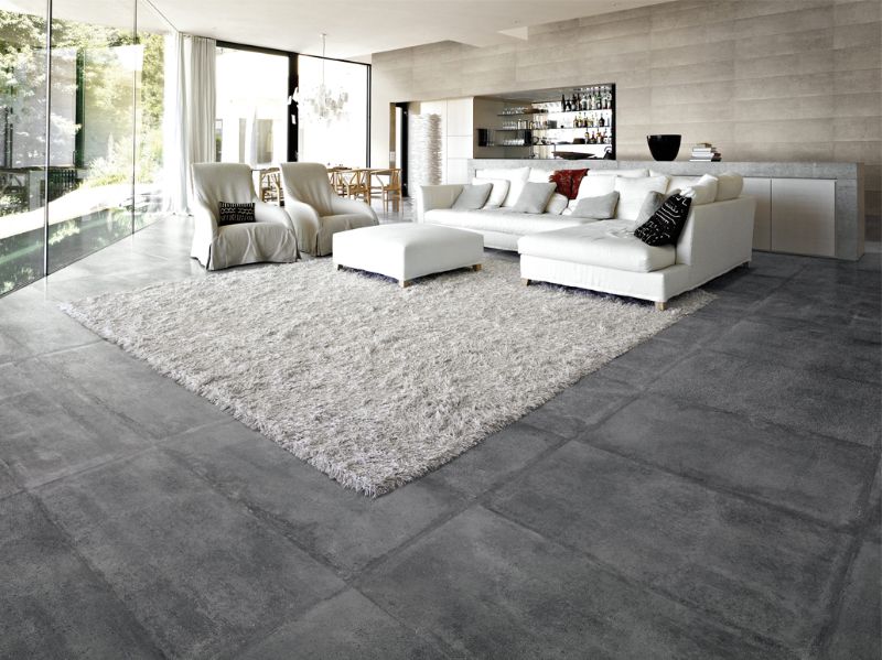 HomeCS1's tweet image. Dans quelle pièce voyez-vous ce #carrelage imitation #béton ?