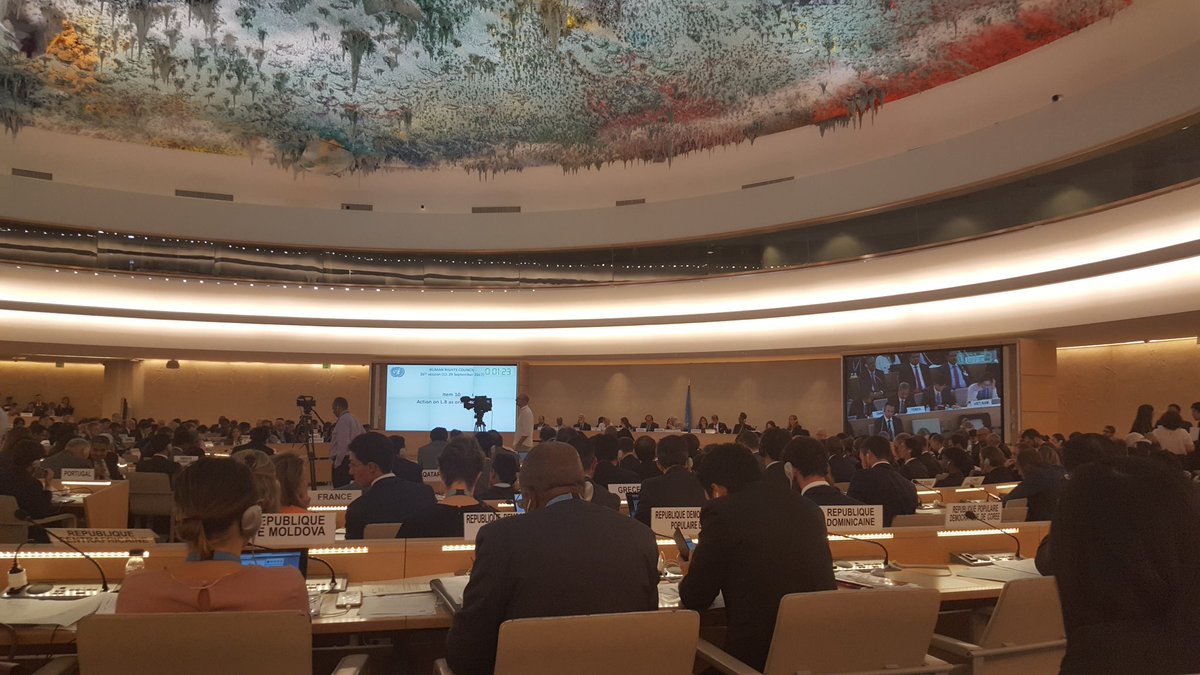 There is a #YemenInquiryNow!  Resolution to est. int. investig. on #Yemen adopted at #UN #HRC36! #Saudi forced to accept despite resistance.