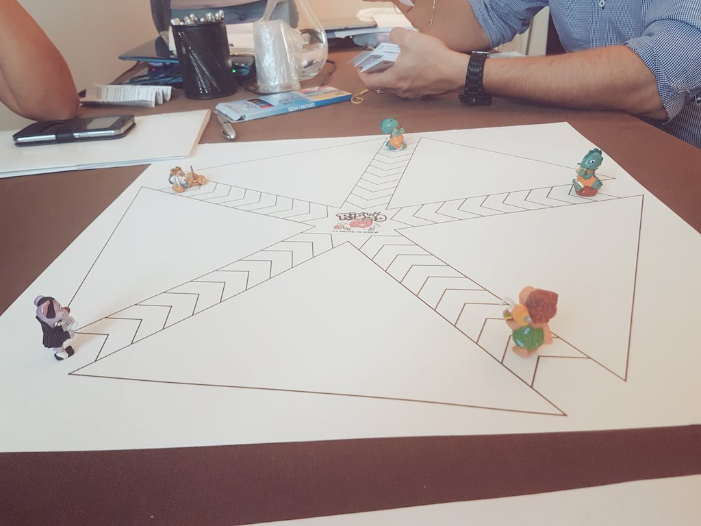 ProgettiUisp's tweet photo. Workshop #riskio i partecipanti provano il gioco da tavolo che verrá personalizzato dagli studenti con prog. @UispNazionale contro #doping https://t.co/Kb7U3c31Dz