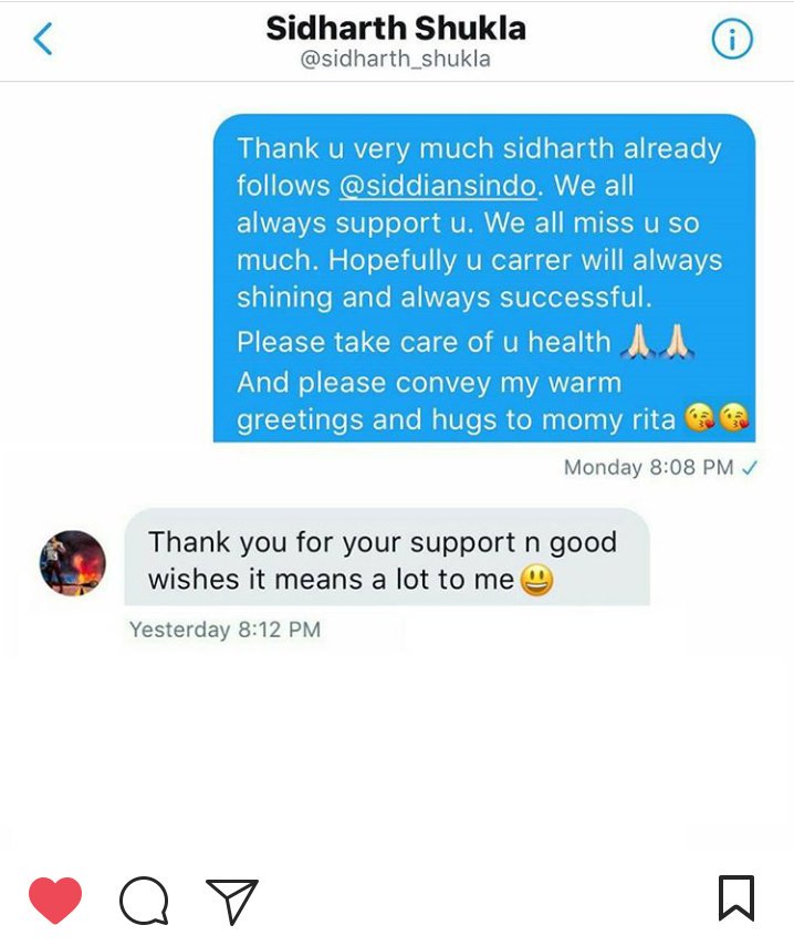 dewinovi_dj (@dewinov61038576) on Twitter photo Congratulation to <a href="/siddiansindo/">Siddians_Indonesia ❤️</a> and thank's for <a href="/sidharth_shukla/">Sidharth Shukla</a> for the message reply to your fans in Indonesia 😘😍 Congratulation to <a href="/siddiansindo/">Siddians_Indonesia ❤️</a> and thank's for <a href="/sidharth_shukla/">Sidharth Shukla</a> for the message reply to your fans in Indonesia 😘😍