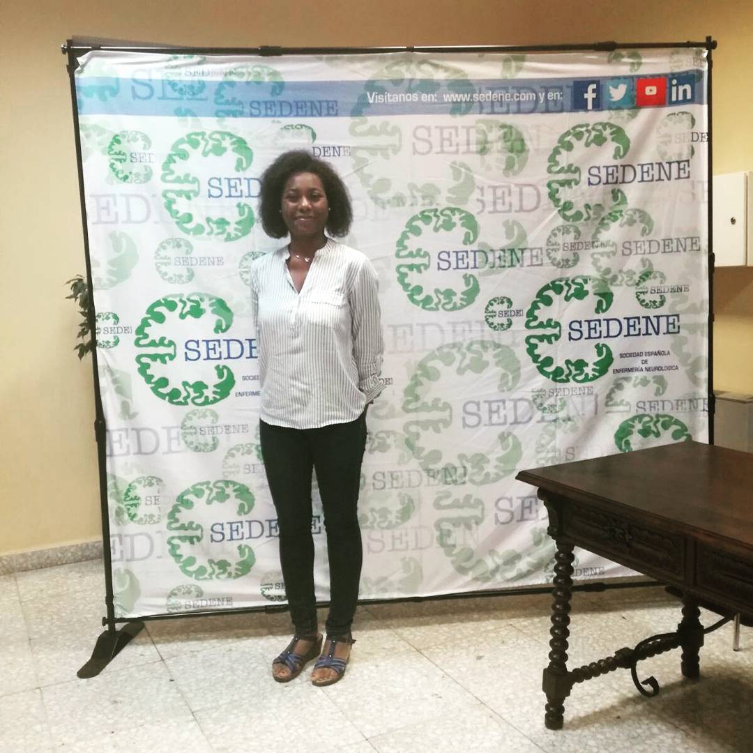 rehabictus's tweet photo. Flor, Responsable de Relaciones Externas, en el Primer Foro Madrileño Multidisciplinar de Neurología. #rehabilitacion #ictus #leganes https://t.co/D5VpGDmI61