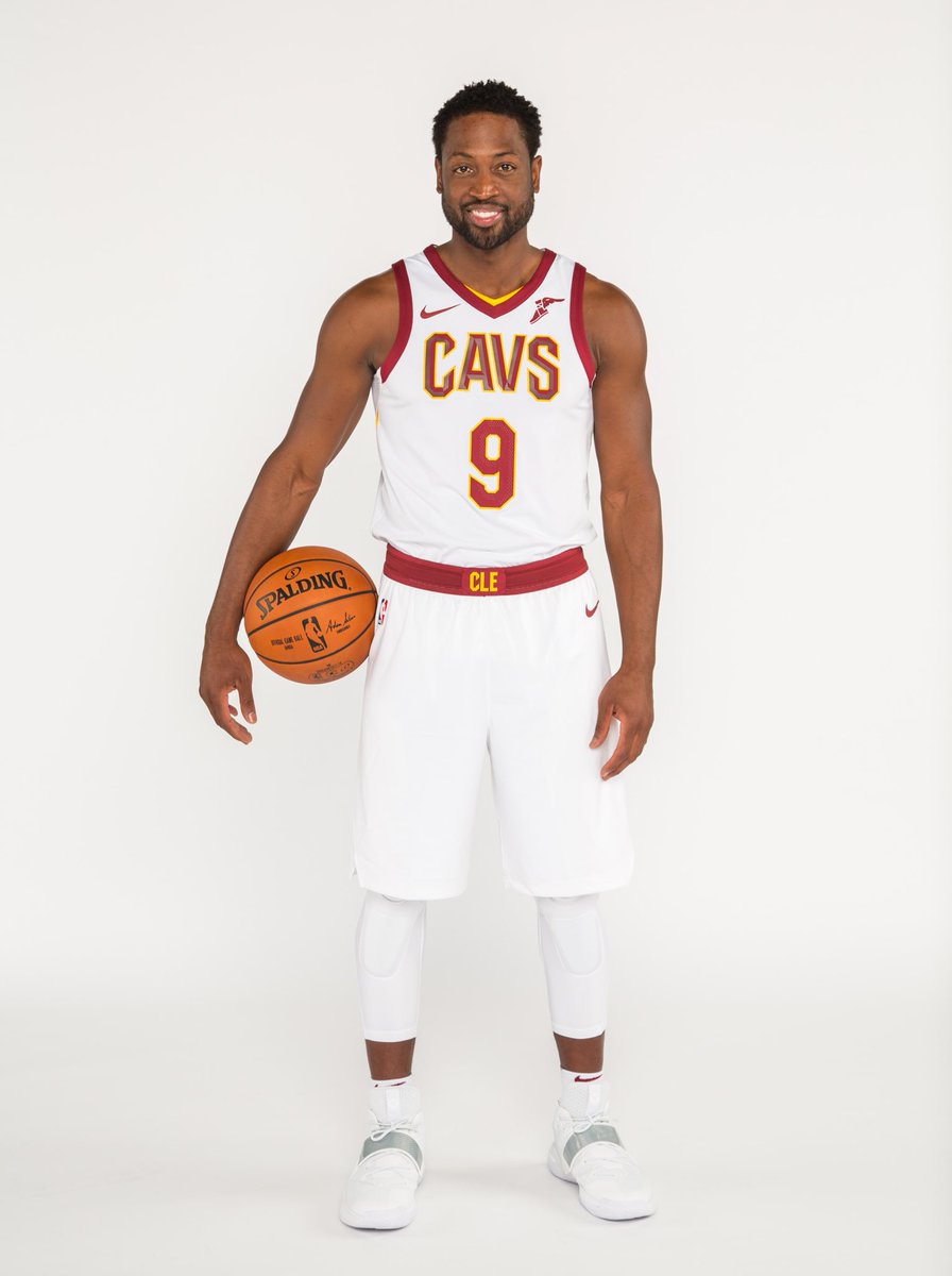 NBA's tweet image. New threads for @DwyaneWade of the @Cavs!