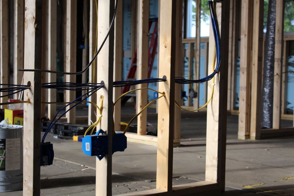fabacab's tweet image. Build out update: Electrical is wrapping up. Looking forward to drywall. #fabacab #newbuilding