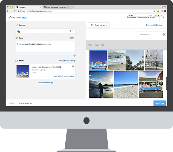 Today we integrate with Chute, a leader in visual marketing, to help you discover, curate and share UGC content ow.ly/1rQS30fx4s9