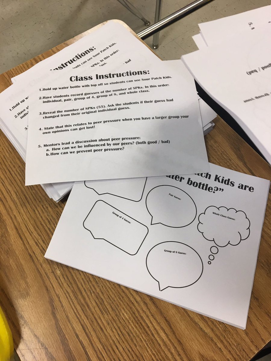 hoochsadd's tweet photo. Getting peer pressure activity ready in advisement! #BUCKLEUP #zerocrazy @TeensDriverSeat https://t.co/RMOnakX4Y4
