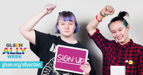 sjones408's tweet photo. #LGBTQ students deserve allies that listen &amp; take action! This #AllyWeek, sign up &amp; commit to being a true ally. https://t.co/ROqueKBEc8 https://t.co/Cmn5kQLASQ
