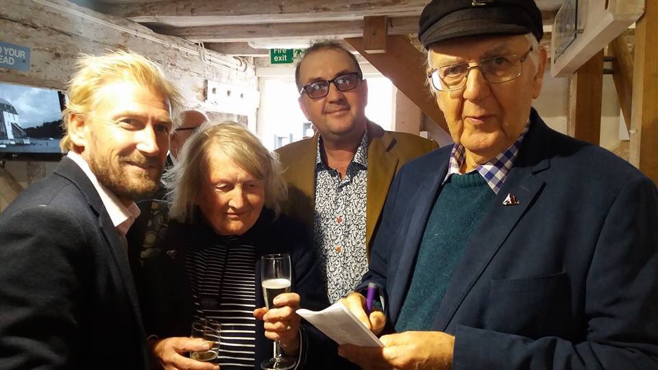 The shuck launch at the Tide Mill lunchtime today