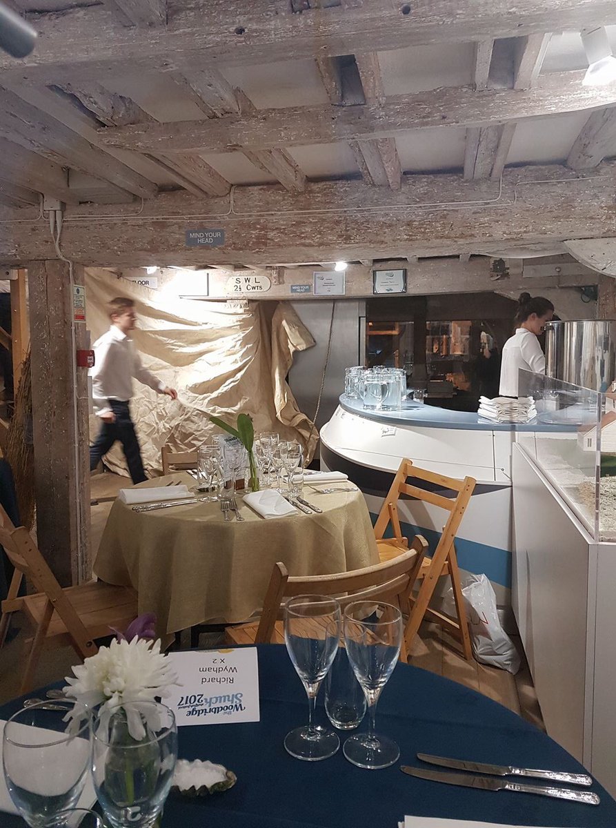 The Shuck shack ready and waiting for customers tonight fully booked better start booking for next year