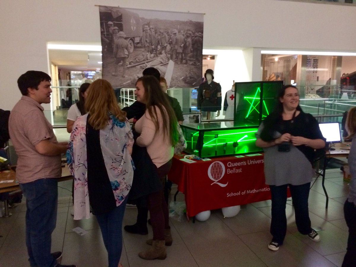 Der_Macher_'s tweet photo. Cool #EuropeanResearchersNight event! #ScienceUncoveredNI at @UlsterMuseum in Belfast. https://t.co/8CH4OUogE6