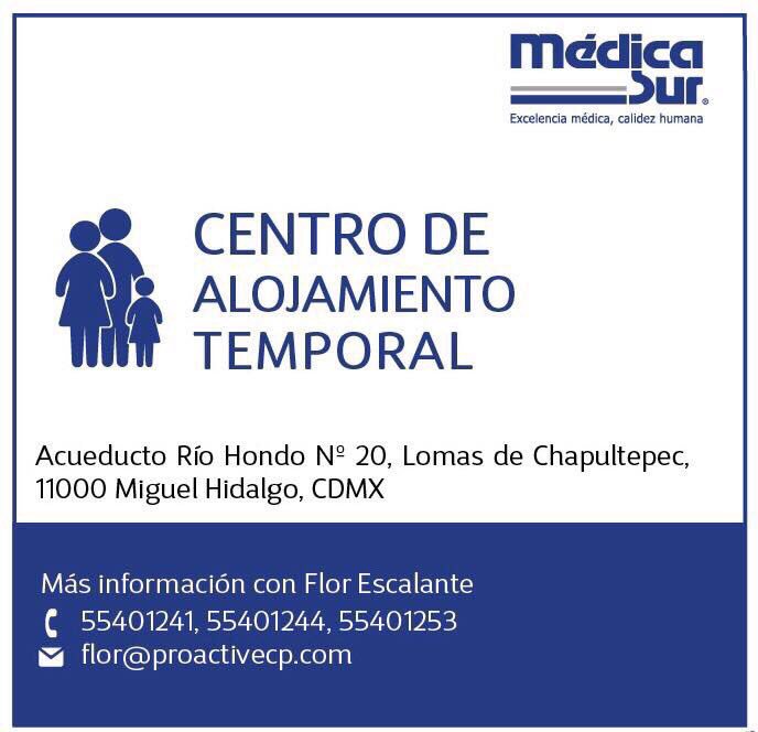 comunicacionUIA's tweet photo. 16:03 #MédicaSur ofrece techo a través del Centro de Alojamiento Temporal. Más información llamando aquí 👇🏻#verificado19s https://t.co/y6QKhTsQXH