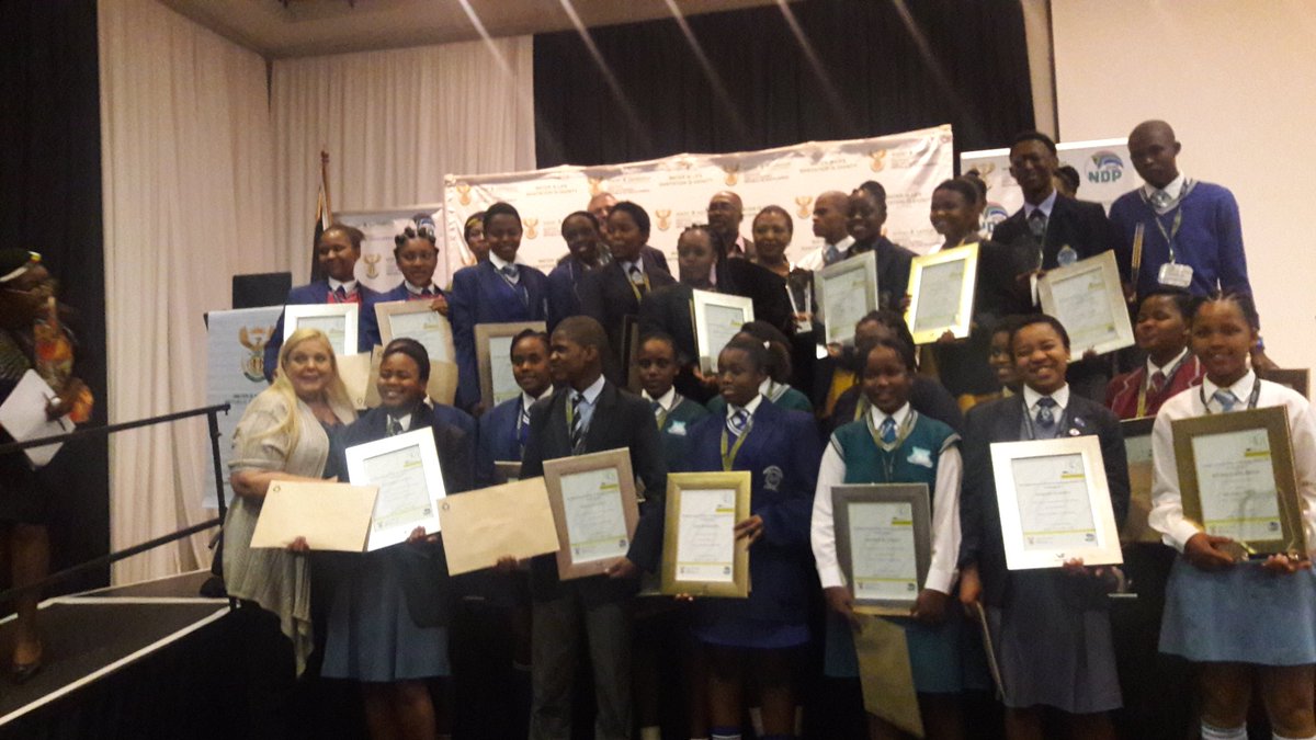 Youth awarded by <a href="/DWS_RSA/">Water&SanitationRSA</a> for their excellence in water- related public speaking <a href="/WRC_KSA2/">Stanley</a> <a href="/Rand_Water/">Rand Water</a> <a href="/WaterResearchSA/">WRC</a>