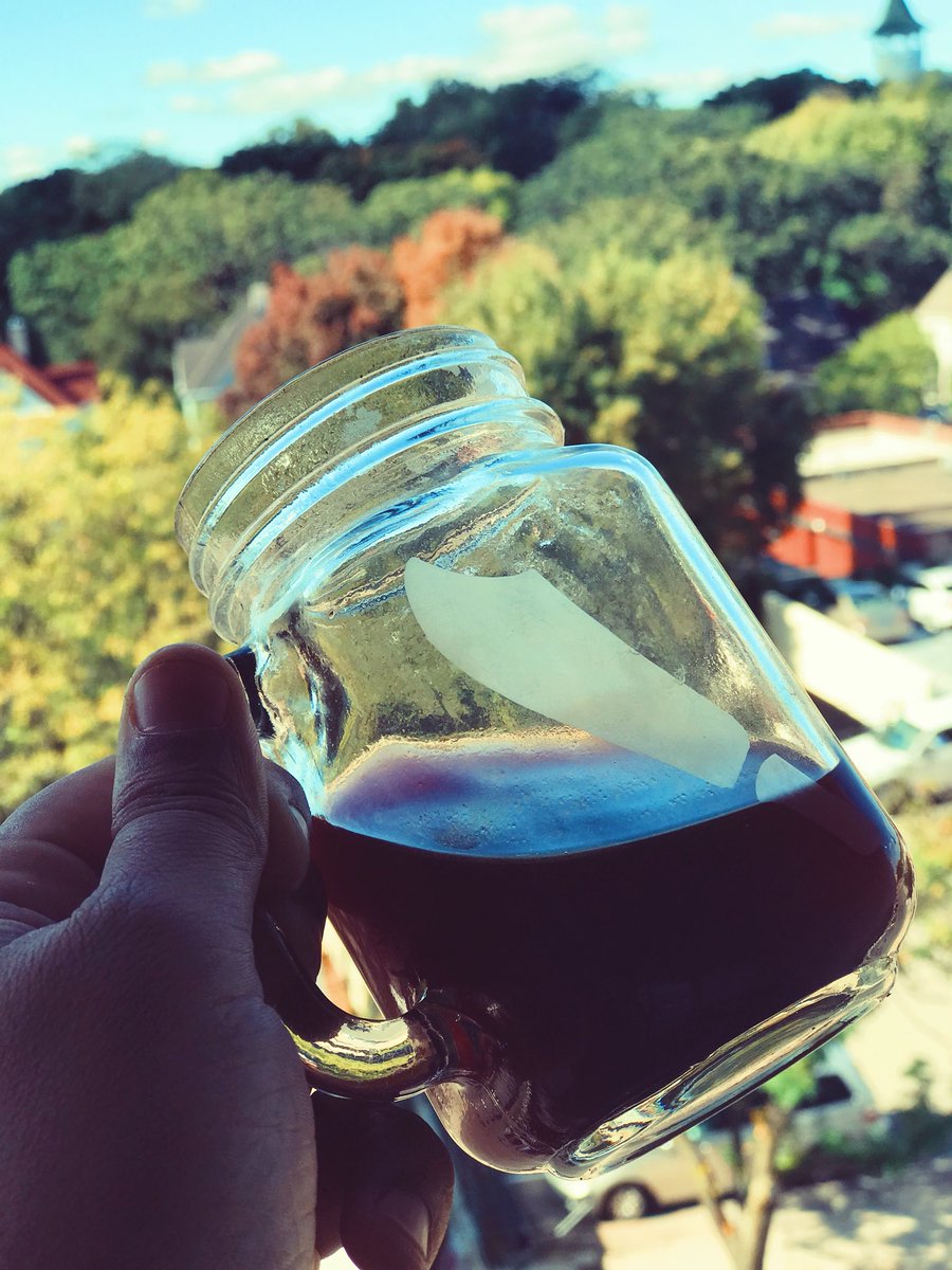 cutlasscoffee's tweet photo. ☕️ Starting #nationalcoffeeday off RIGHT! For orders / more info: https://t.co/X9BjyJB1gO 
📸 @yofavblackguy #cutlasscoffee https://t.co/IPVWqiPQqk