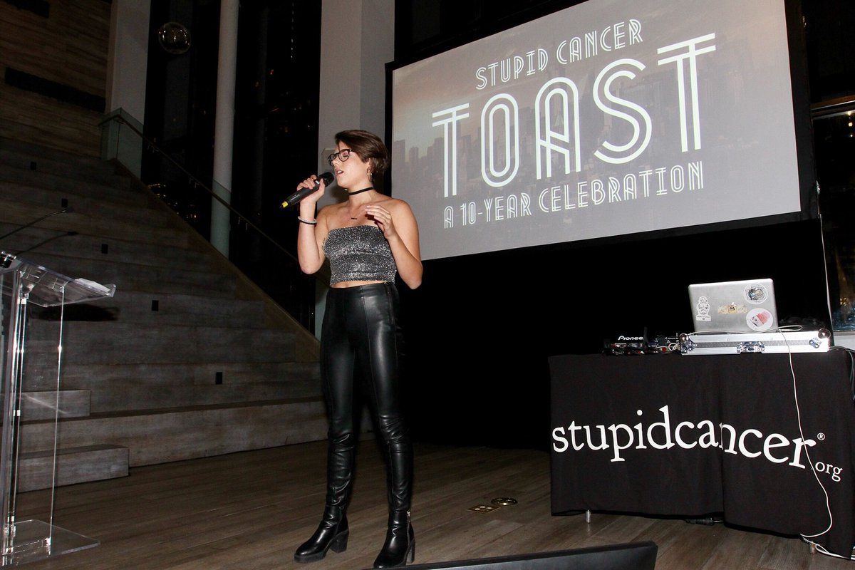 StupidCancer's tweet image. Last night was 10 years in the making.Thanks to you, we raised $202,178 to kickstart the next 10 years of #StupidCancer! #TOASTNYC #yacancer
