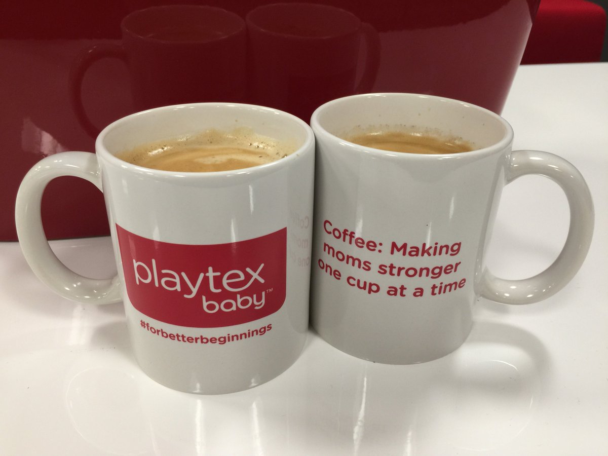 Raising tiny humans one cup of coffee at a time! ☕ #PlaytexMoms #PlaytexDads 
#FridayFeeling #mombie #NationalCoffeeDay