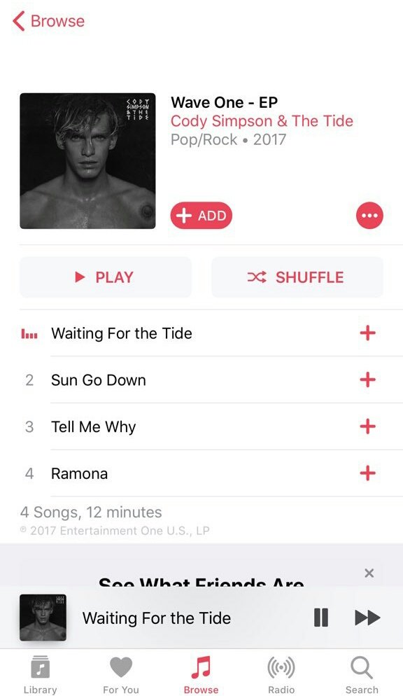 siimpsonfamily's tweet photo. GO STREAM &amp; BUY #WaveOneEP 
this album is a fucking masterpiece! ❤️🎉👑
#BuyWaveOneEP #StreamWaveOne
@CodySimpson @ReefBoii @adriancotamusic https://t.co/sksHYlMC1O