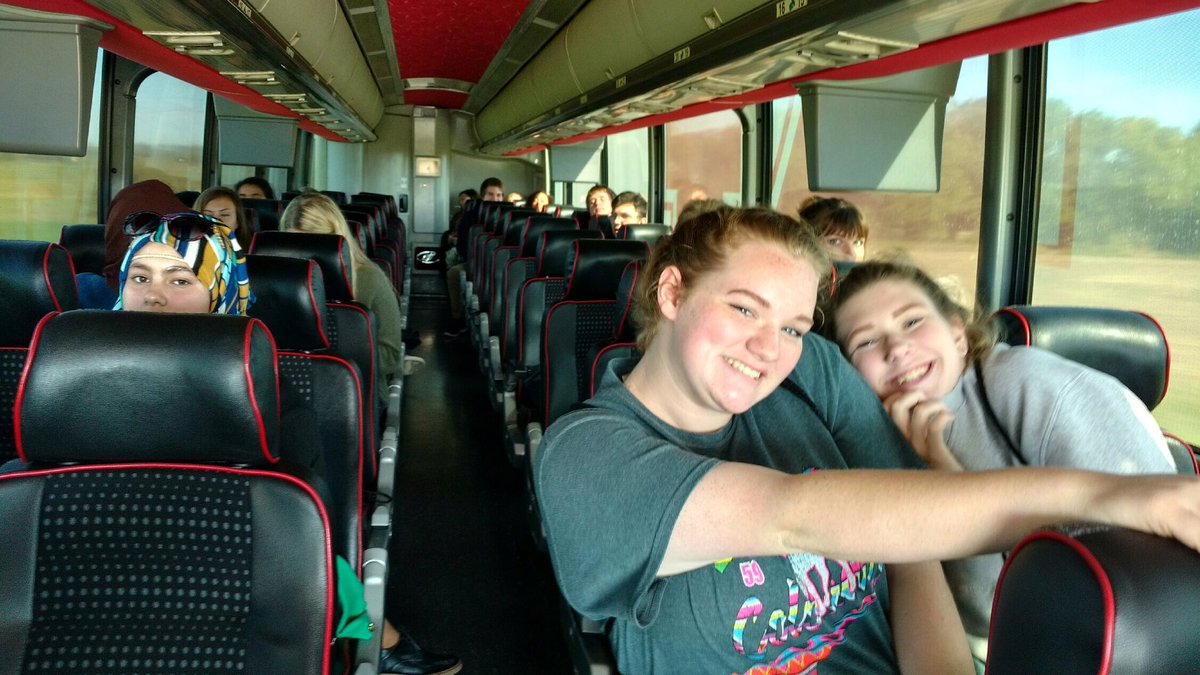 LNECounseling's tweet photo. Go to College Rockets!! College visits to @DoaneUniversity and @CUNE today.  Thanks for having us. We are going places! https://t.co/z7NUcjuzm6
